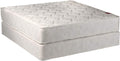 Dream Solutions USA DS USA Legacy Double-Sided King Size Mattress and Low 5' Height Box Spring Set with Metal Bed Frame - Quilted Fabric Cover, Spine Support, Orthopedic Type, Longlasting Comfort