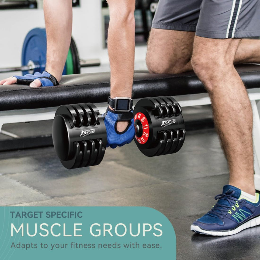 Adjustable Dumbbell Set of 2, 110lbs/50lbs Free Weights Dumbbell Set, 5-in-1/10-in-1 Quick-Lock Hand Weights, 25lbs/55lbs Pair with Anti-Slip Texture Handle, Weight Set For Home Gym Suit both Men and Women