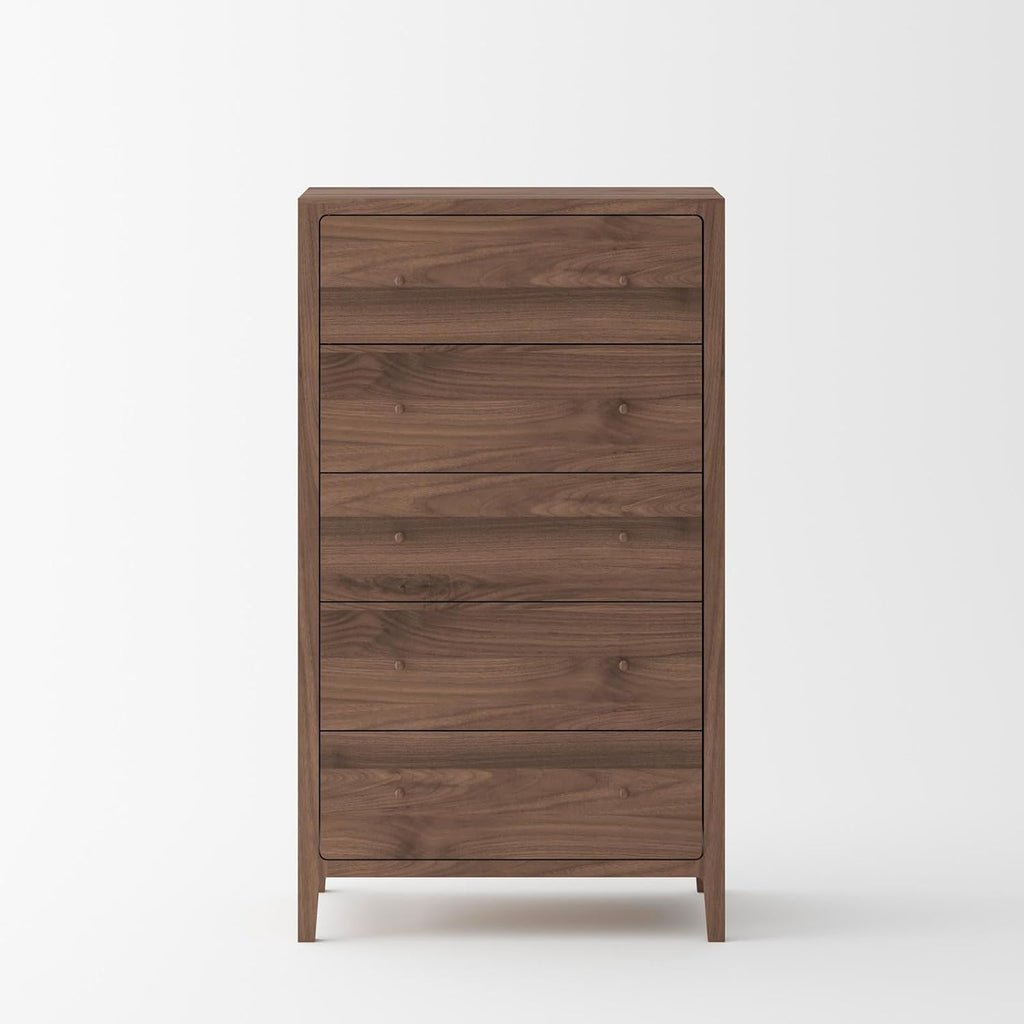 Mid Century Isabella Bedroom Set - Solid Black Walnut