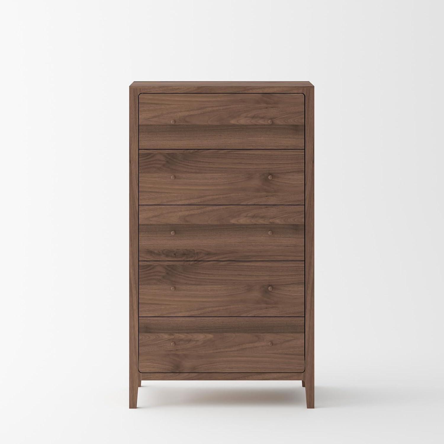 Mid Century Isabella Bedroom Set - Solid Black Walnut