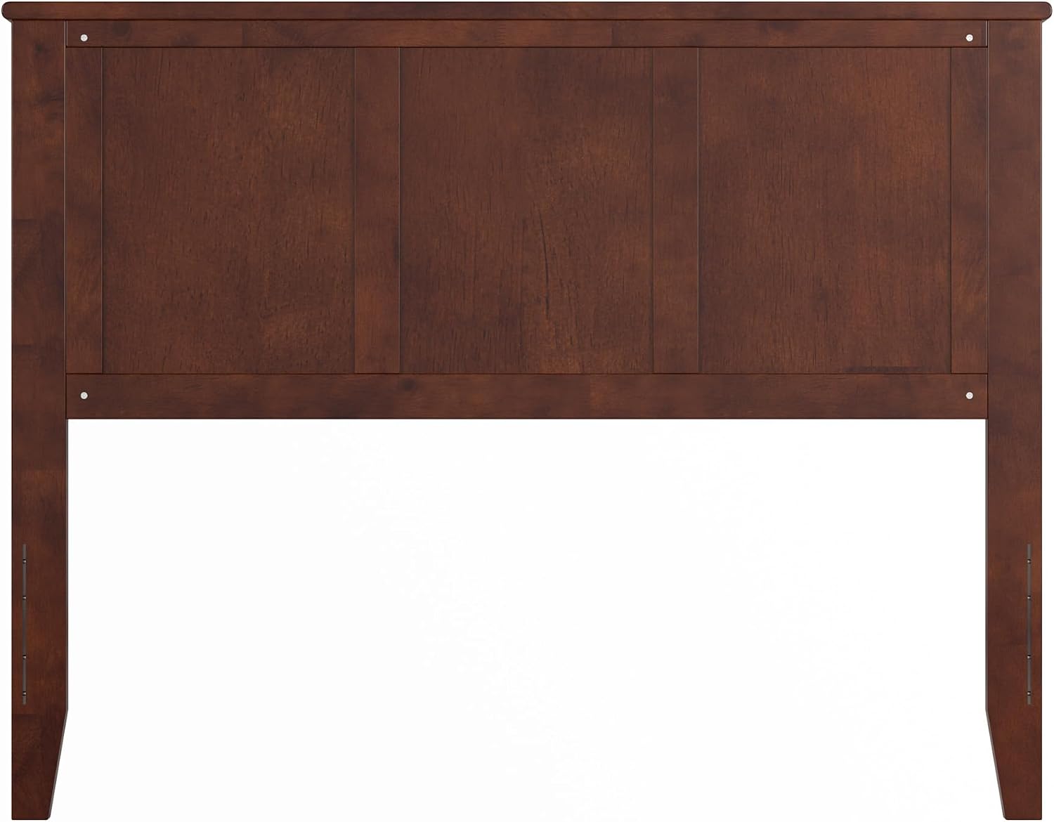 AFI, Madison Full Solid Wood Panel Headboard, Walnut