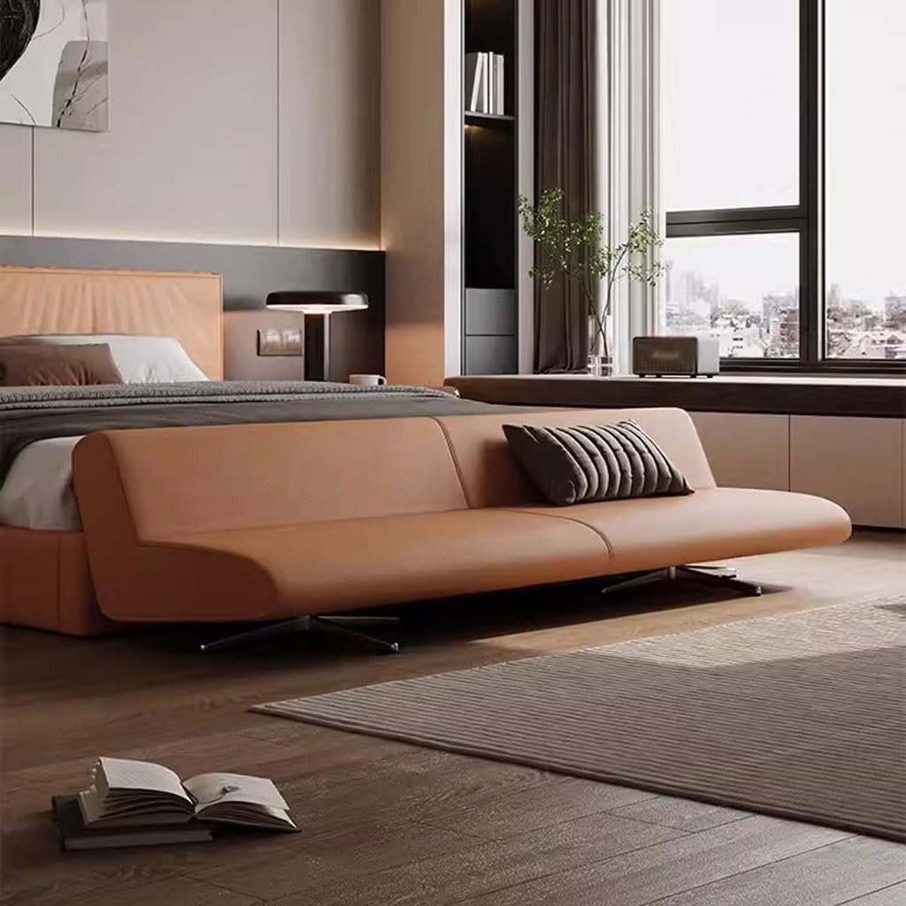 Bedroom End of Bed Bench Italian Light Luxury Bedroom Bedside Stool Sofa Home Stylish Simple Shoe Bench Ottoman Foot Rest Couch Long Bench(B,180X55X50CM)