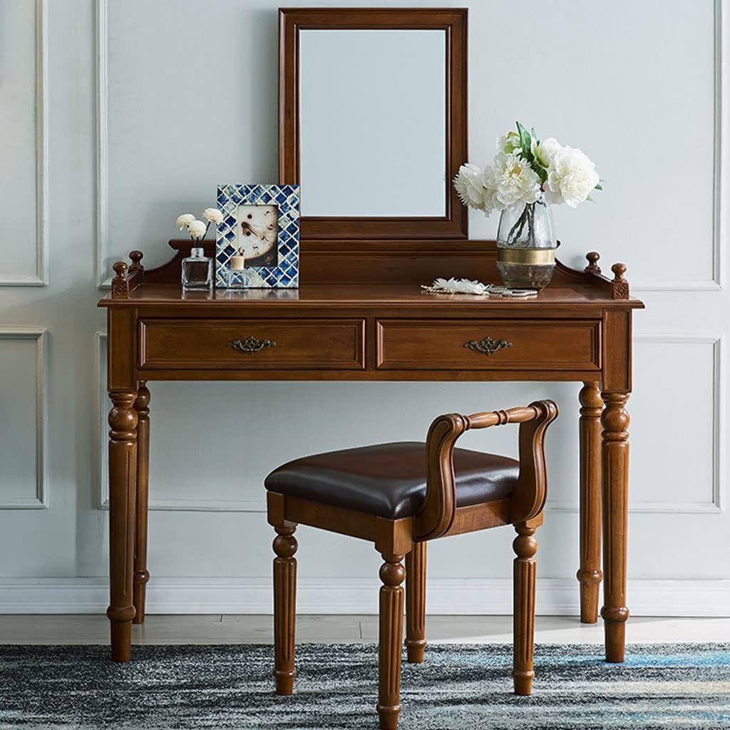 Vanity Benches Vanity Table Set Bedroom Simple Makeup Table Modern Women Dressing Table with Two Storage Cabinets Table (Color : A)