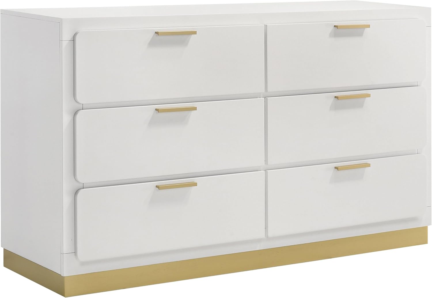 GOWE Sophia White 4-Piece Eastern King Bedroom Set