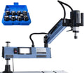 US Stock M3-M16 Electric Tapping Machine Tapper Tapping Arm Universal 360 Degree 9PCS ANSI Collets Included