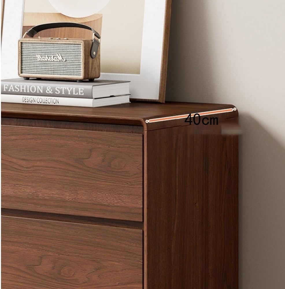 Compact Vanity Stylish Walnut Wood Vintage Makeup Desk with Expandable Corner Design Perfect for Bedroom Storage Space Saving