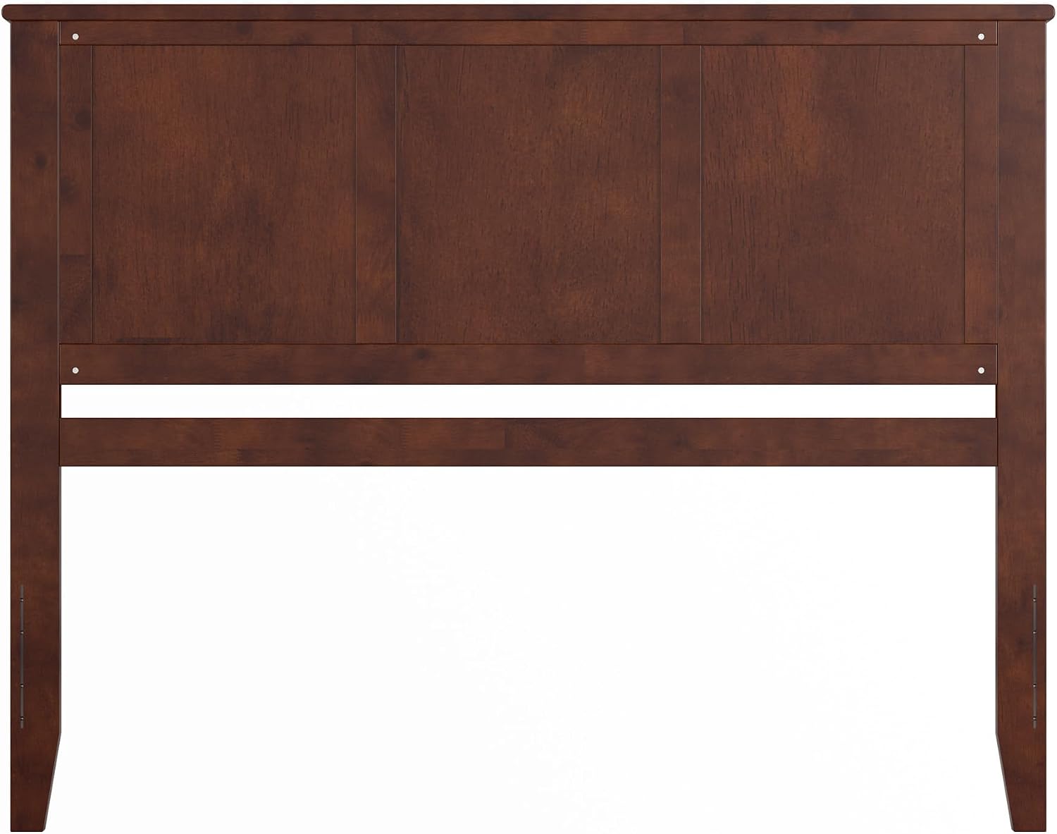 AFI, Madison Queen Solid Wood Panel Headboard, Walnut