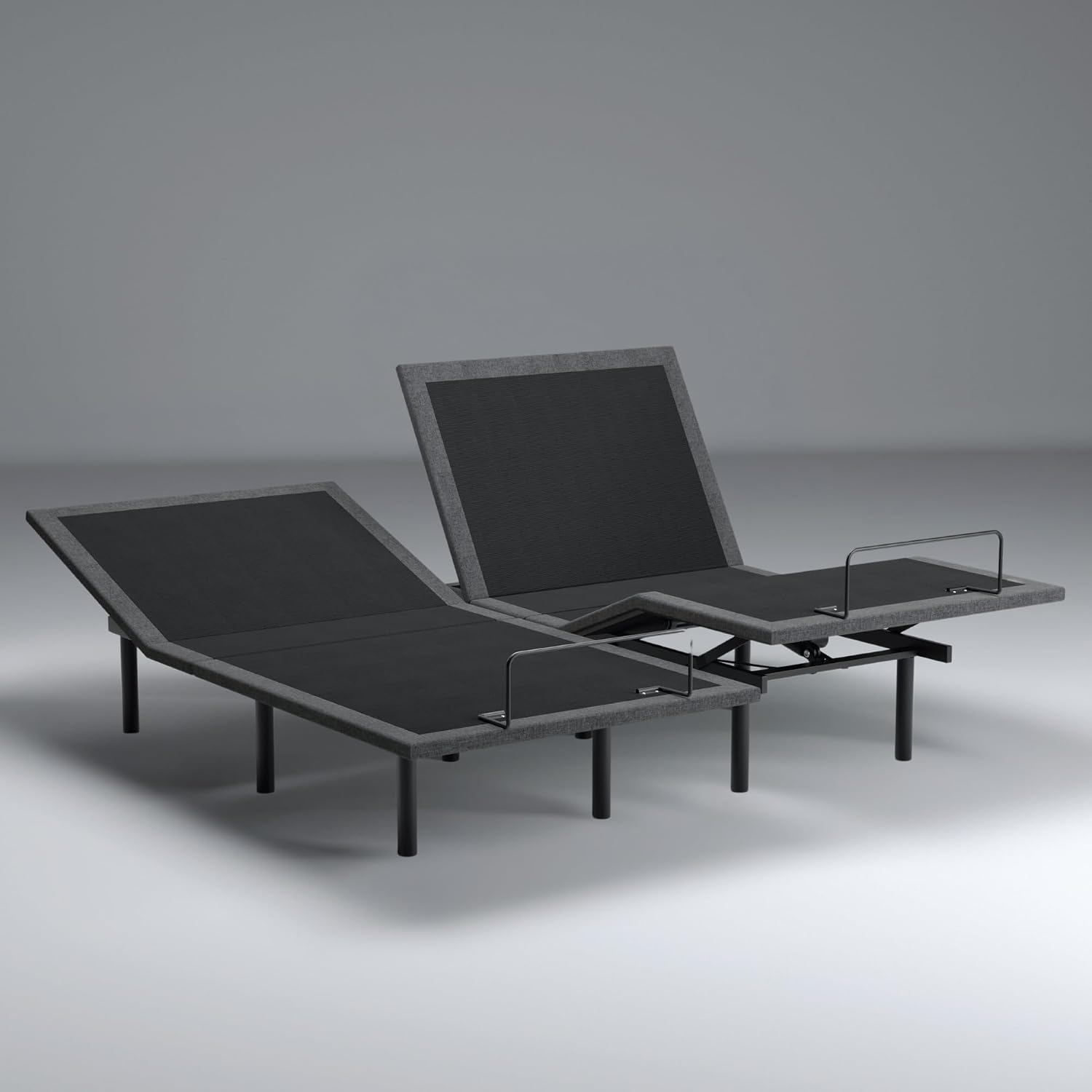 iDealBed 2i Custom Adjustable Bed Base - Advanced Head & Foot Elevation, Wireless Remote with Memory, Zero Clearance, Easy Setup (Split King)