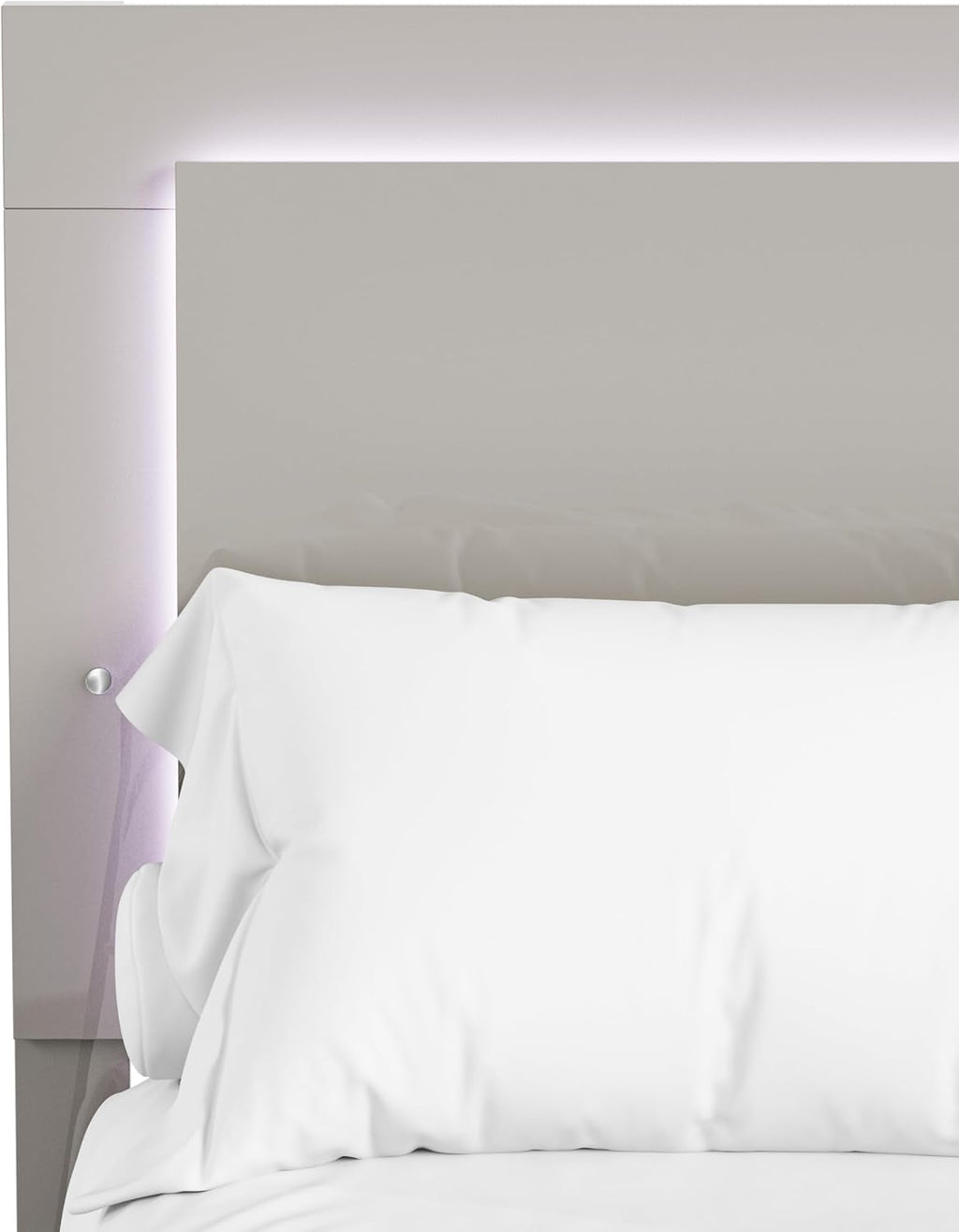 Furniture of America Alistair Modern Wood 3-Piece Bedroom Collection with Bed Frame and 2-Drawer Nightstands Set of 2, Box Spring Required, Light Taupe, Queen