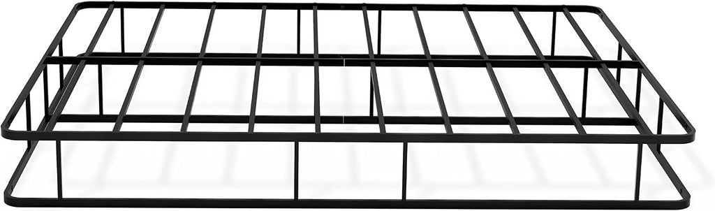 East West Furniture Dothan Traditional Metal Queen Bed Frame in Black