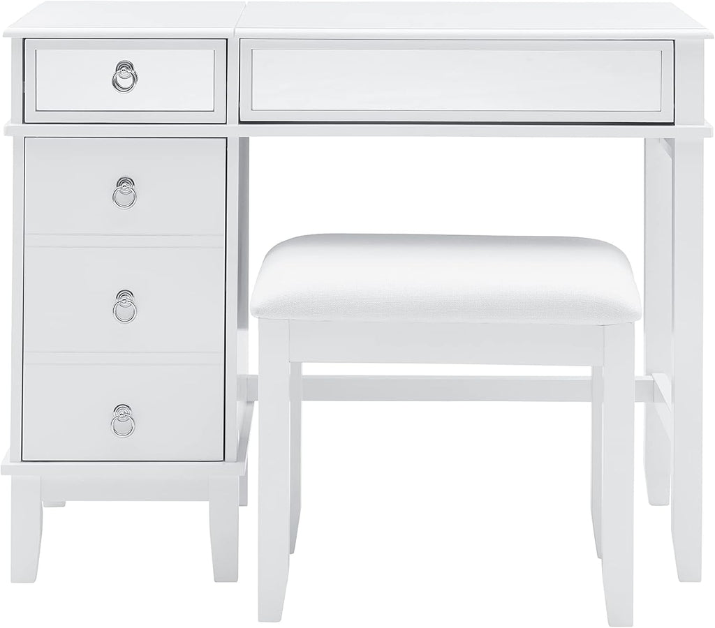 Linon Vanity Set, White