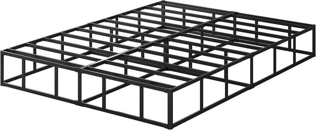 Lutown-Teen 10 Inch Queen Box Spring High Profile, Heavy Duty Metal Box Spring for Queen Bed Base with Fabric Cover, Mattress Foundation, Noise Free, Easy Assembly
