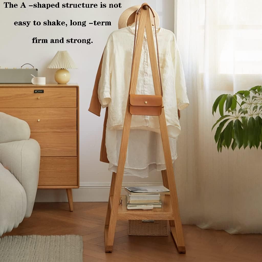 Clothing Rack, Shoe Bench, Corner Coat Stand with 2 Hooks, Sturdy Entryway nizer, Easy to Assemble, Perfect for Home Office or Bedroom Storage Solutions