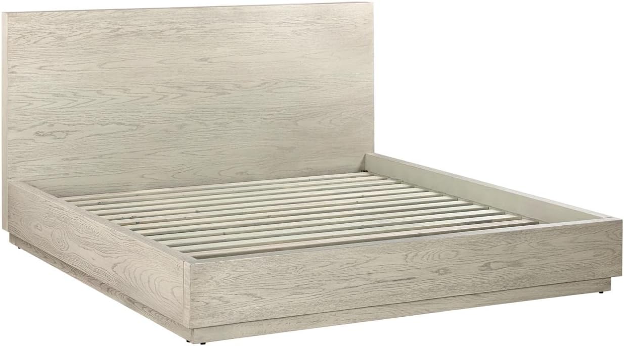 Armen Living Peridot 3 Piece King Bedroom Set in Natural Acacia Wood