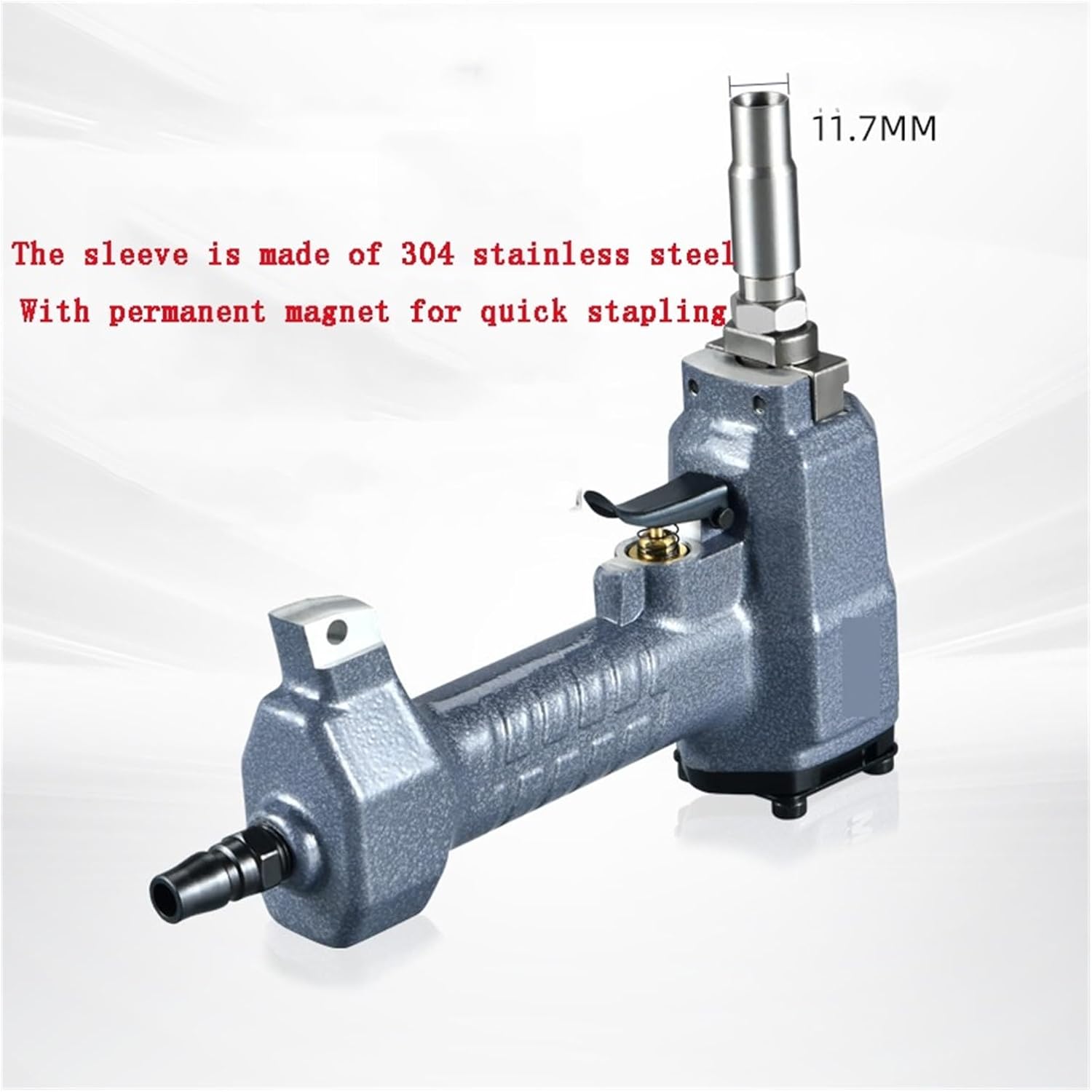 Pneumatic Trim Finish Pin Gun Nailer Air Upholstery Decorative Nail Gun For Leather Sofa Furniture Woodworking 6.3-20.3MM,DIY Tools(630)