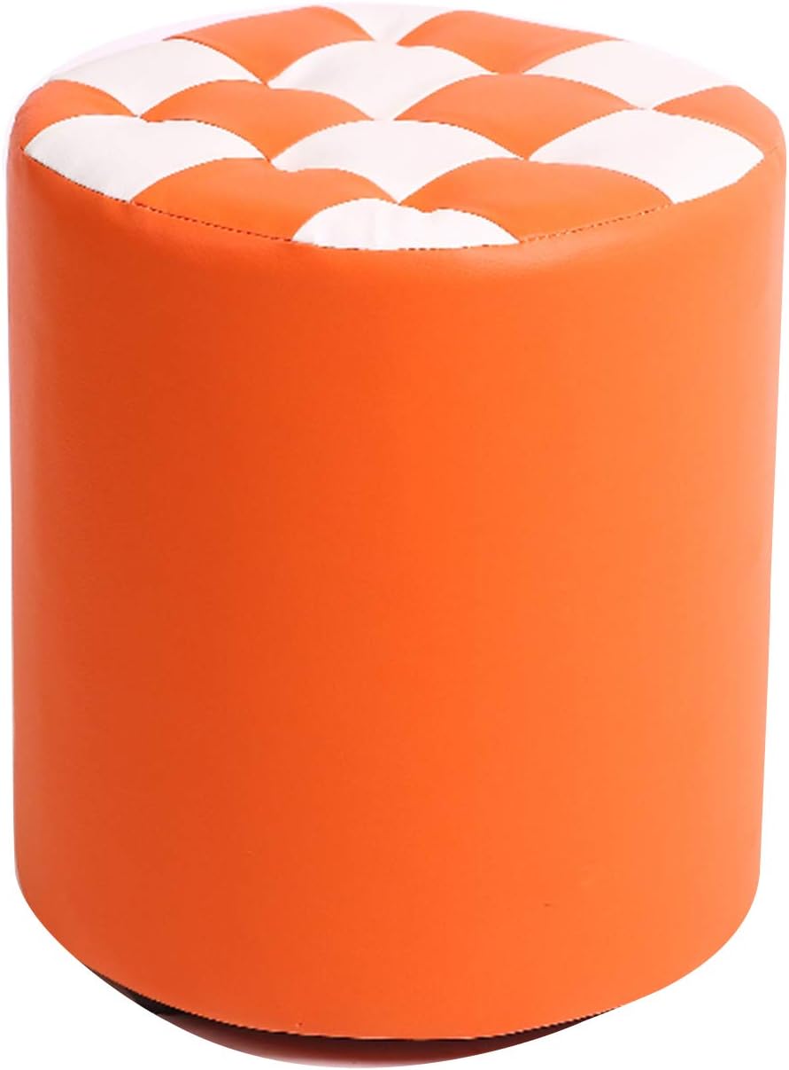 BTZHY Vanity Chair,Makeup Dressing Stool,Round Upholstered Footstool,Shoe Bench Vanity Stool Cushioned Chair Piano Seat n Functional Stool Sofa Stool