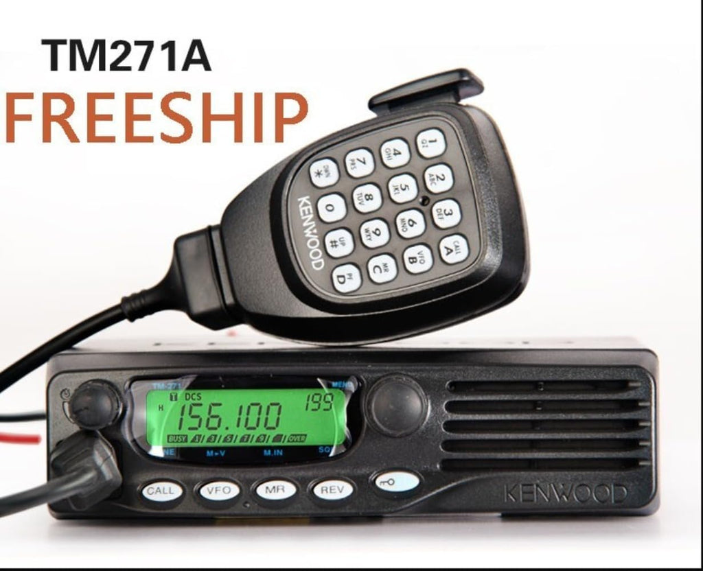 TM-271A 136-174MHz 65W for Kenwood Mobile Radio VHF FM Transceiver Base Station