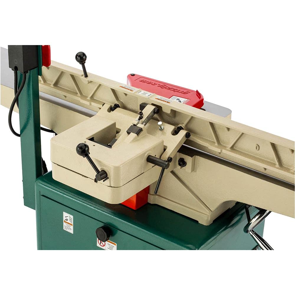 Grizzly Industrial G0856-8' x 72' Jointer w/Helical Cutterhead & Mobile Base