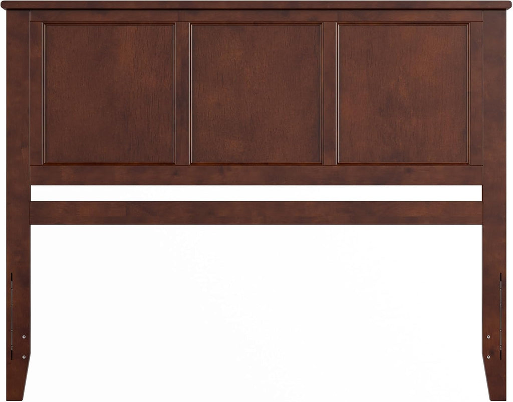 AFI, Madison Queen Solid Wood Panel Headboard, Walnut