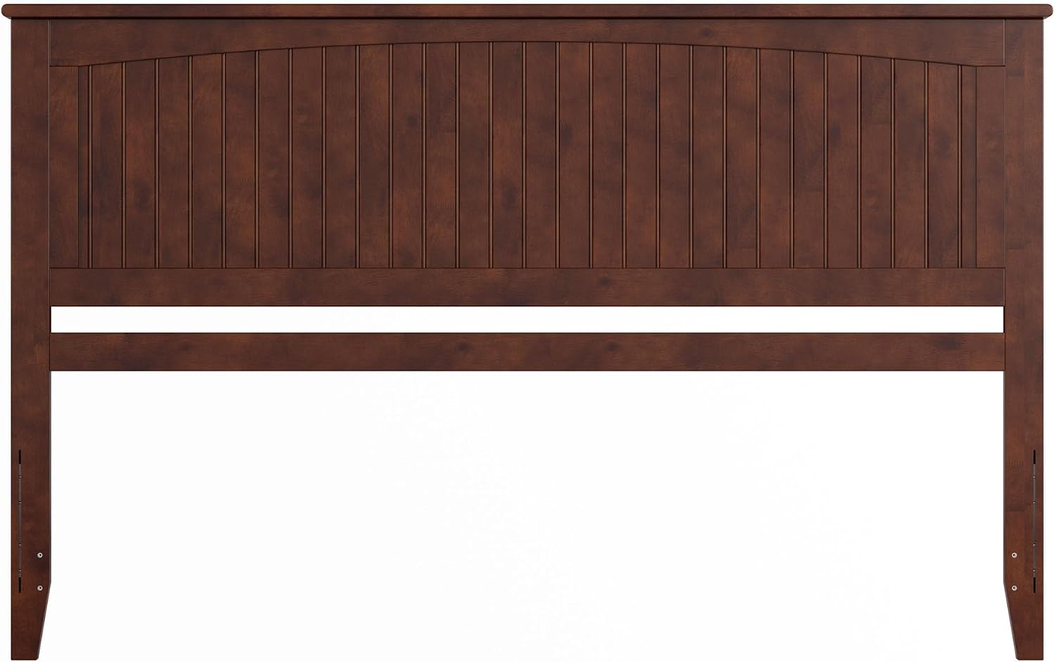 AFI, Nantucket King Solid Wood Panel Headboard, Walnut