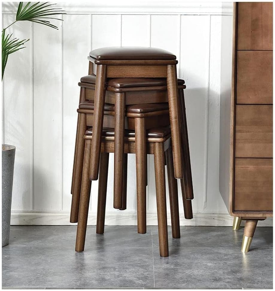BTZHY Vanity Chair,Leather Footstools, Vanity Benches, Piano Stool, Makeup Seat, Garden Stools, Dressing Stools, Living Room and Bedroom Desk Stools