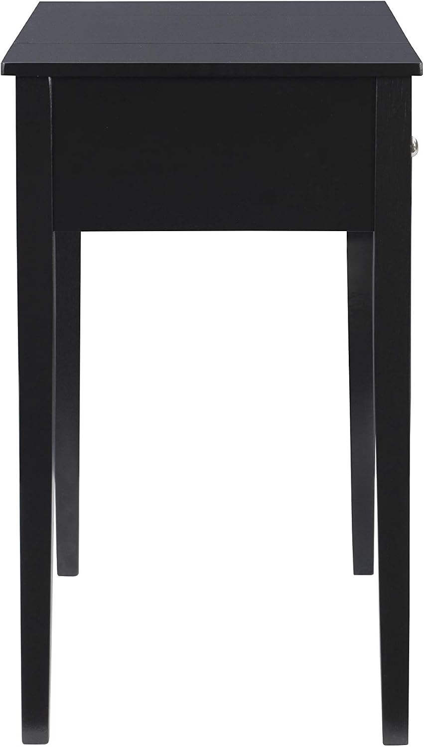 Linon Home Dcor Linon Black Butterfly Stool Vanity Set with Bench, 36'w x 18'd x 30'h,