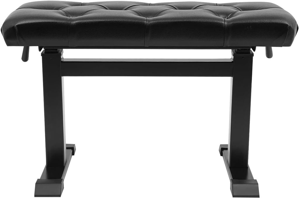 AngelcityCC Height-Adjustable Piano Bench Hydraulic Lifting Keyboard Bench with High-Density Sponges Cushion
