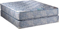 Dream Solutions USA DS USA Chiro Premier Two-Sided Medium Firm (Blue) Mattress Set with Metal Bed Frame - Spine Support, Orthopedic, Longlasting Comfort (King 76'x80'x9')