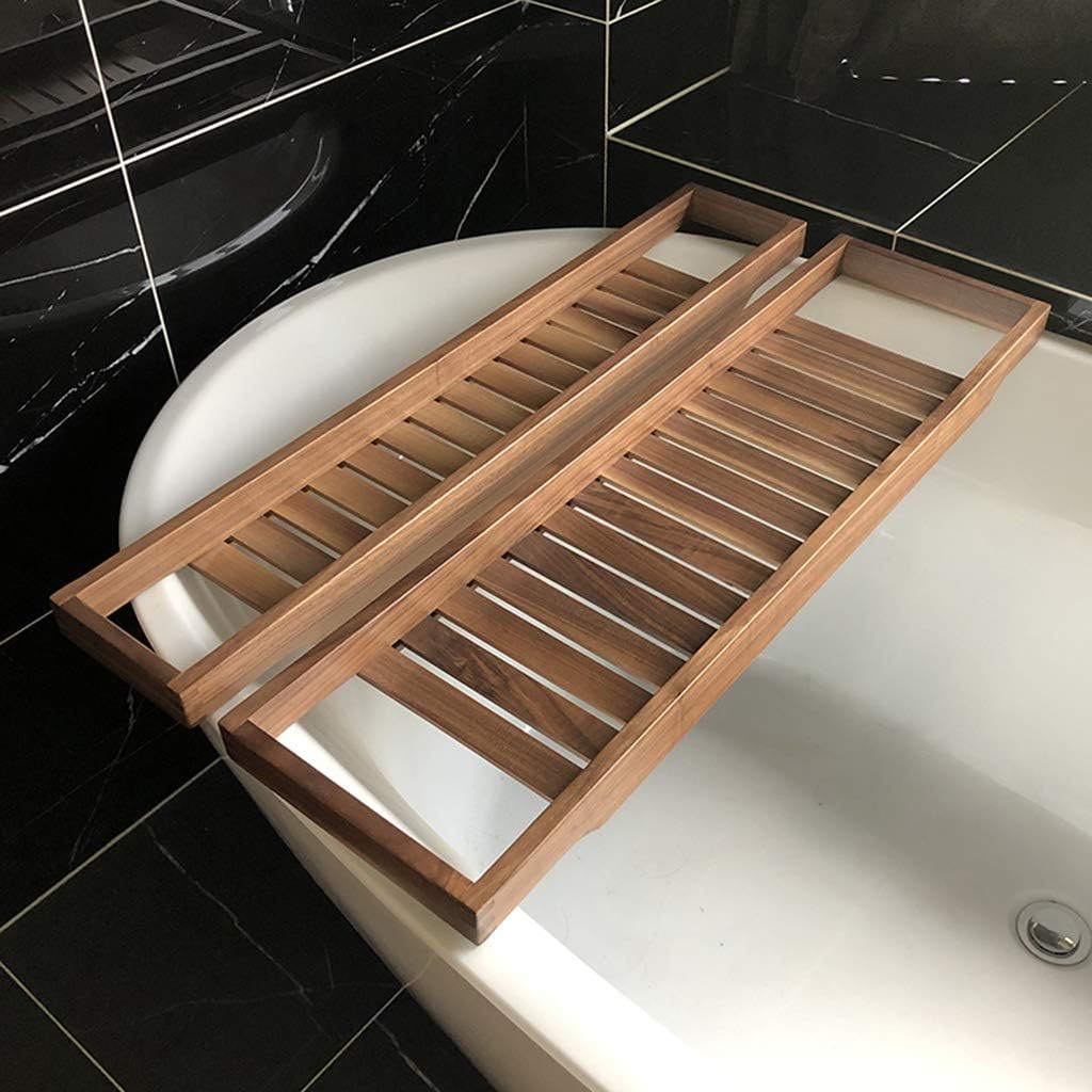 Solid Wood Bathtub Caddy Tray with Wine Glass Holder Luxury Spa nizer for Ultimate Relaxation and Comfort