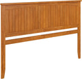 AFI, Nantucket King Solid Wood Panel Headboard, Light Toffee