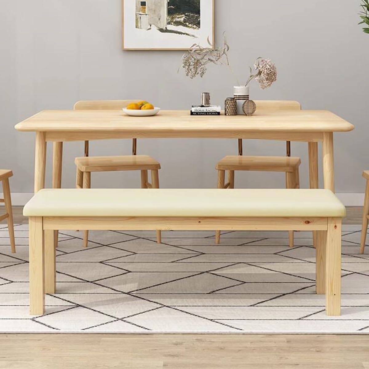 BTZHY Vanity Chair,Rectangular ns Bench, Foot Stool for Living Room, Vanity Chair for Makeup Room, Upholstered n Foot Rest for Modern Bedrooms, and Corridors
