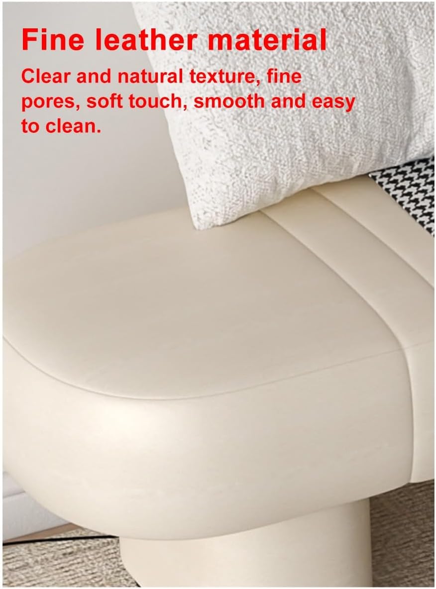 LEIYTFE Nordic Hallway Ottoman Change Shoe Bench End of Bed Bench Comfy Upholstered Seat,Clothing Store Bench Indoor Corner Bench Modern Living Room Ottoman (Color : /Grey, Size : 100CM)