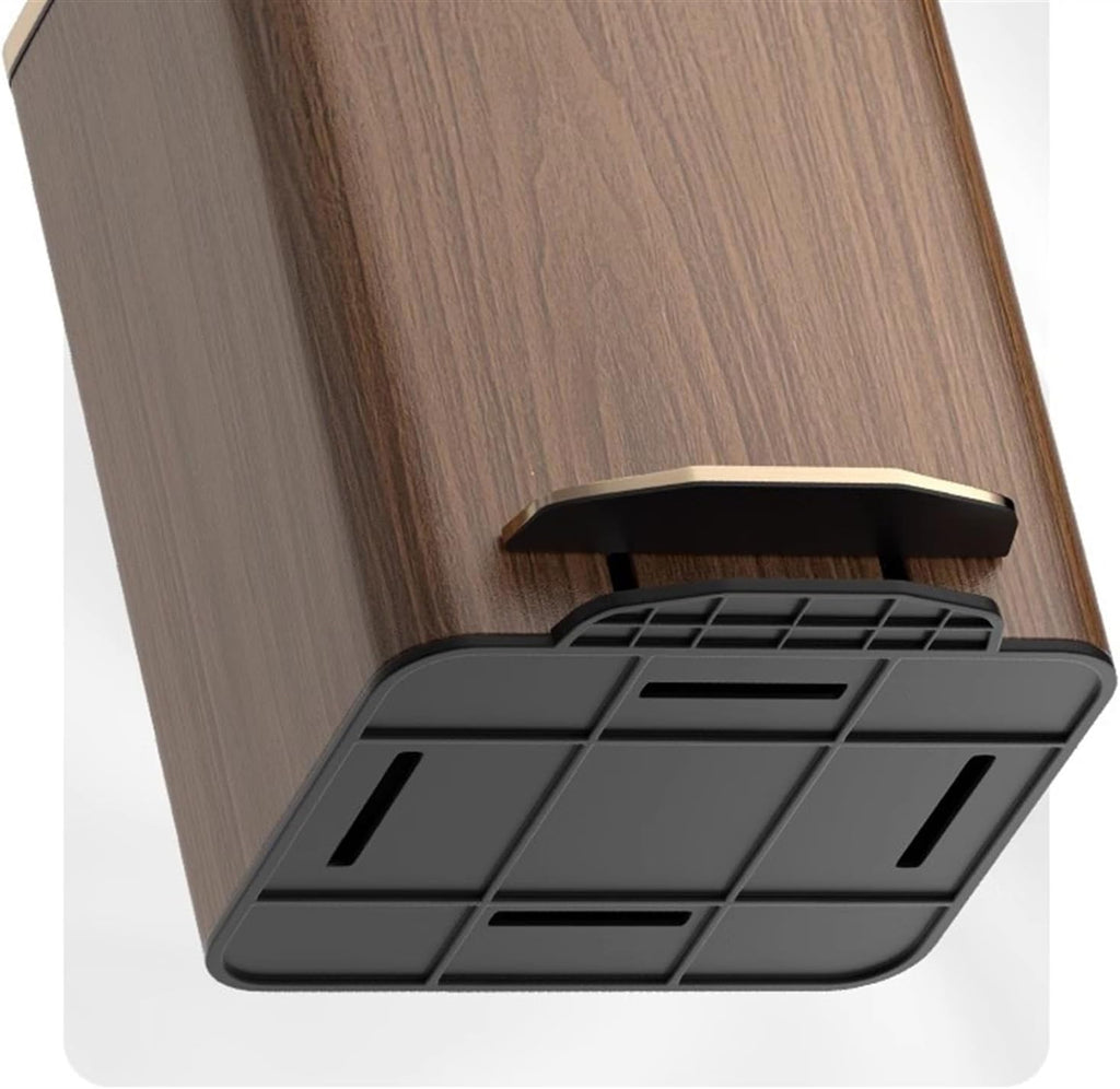 Stylish Modern Luxury Stainless Steel Trash Can with Soft Close Lid Step Pedal and Inner Bucket Ideal for Home Office and Bathroom Large Size Brown Leather Outer Layer