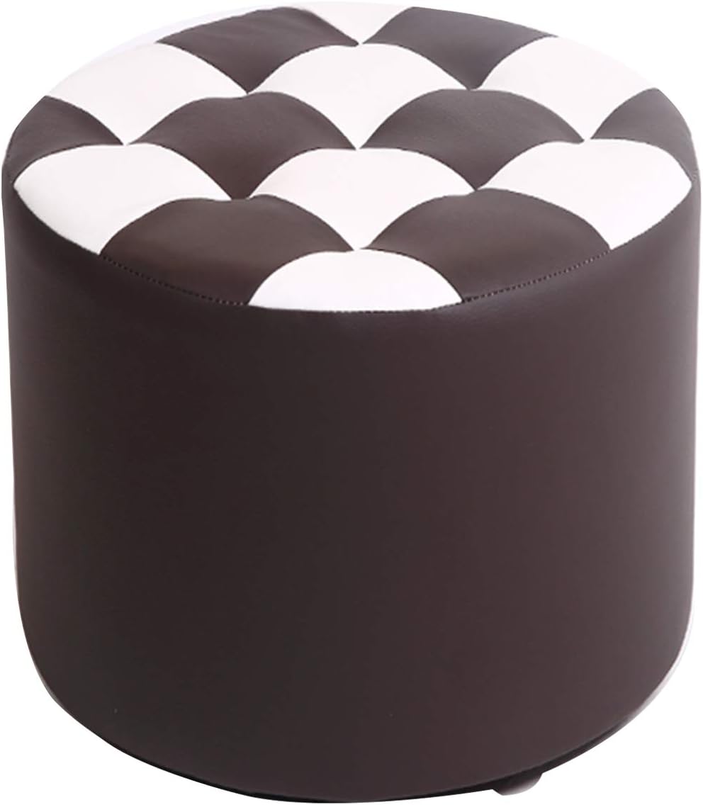 BTZHY Vanity Chair,Makeup Dressing Stool,Round Upholstered Footstool,Shoe Bench Vanity Stool Cushioned Chair Piano Seat n Functional Stool Sofa Stool