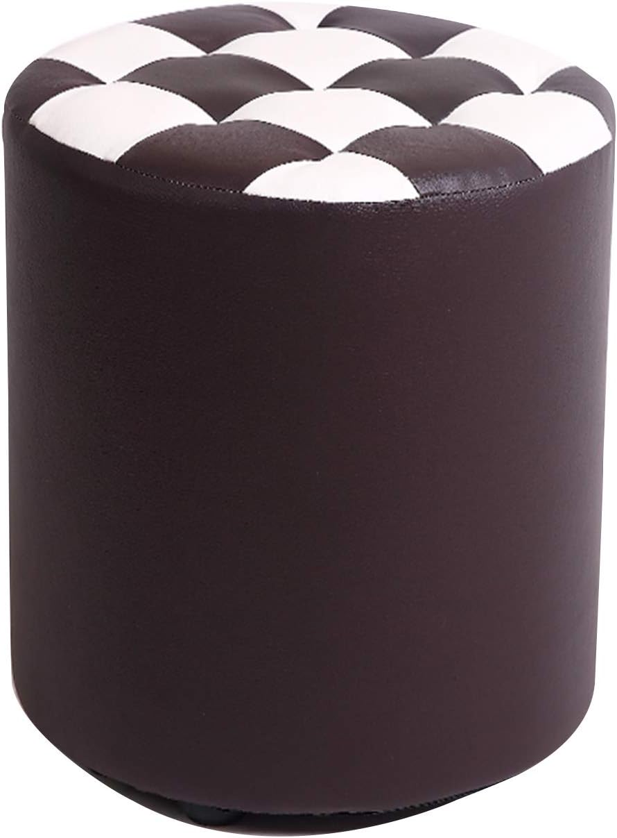 BTZHY Vanity Chair,Makeup Dressing Stool,Round Upholstered Footstool,Shoe Bench Vanity Stool Cushioned Chair Piano Seat n Functional Stool Sofa Stool