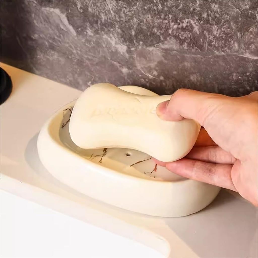 Vanity Bathroom Decor, Bathroom Accessories Set 6 Pieces Or 7 Pieces Bath Ensemble Bath Set Collection Ceramics Pattern Gift Housewarming Gift(7pcs)