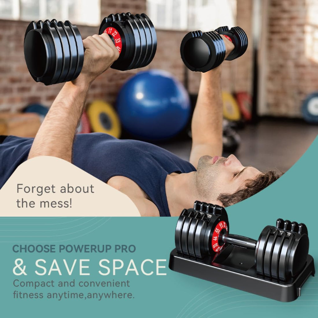 Adjustable Dumbbell Set of 2, 110lbs/50lbs Free Weights Dumbbell Set, 5-in-1/10-in-1 Quick-Lock Hand Weights, 25lbs/55lbs Pair with Anti-Slip Texture Handle, Weight Set For Home Gym Suit both Men and Women