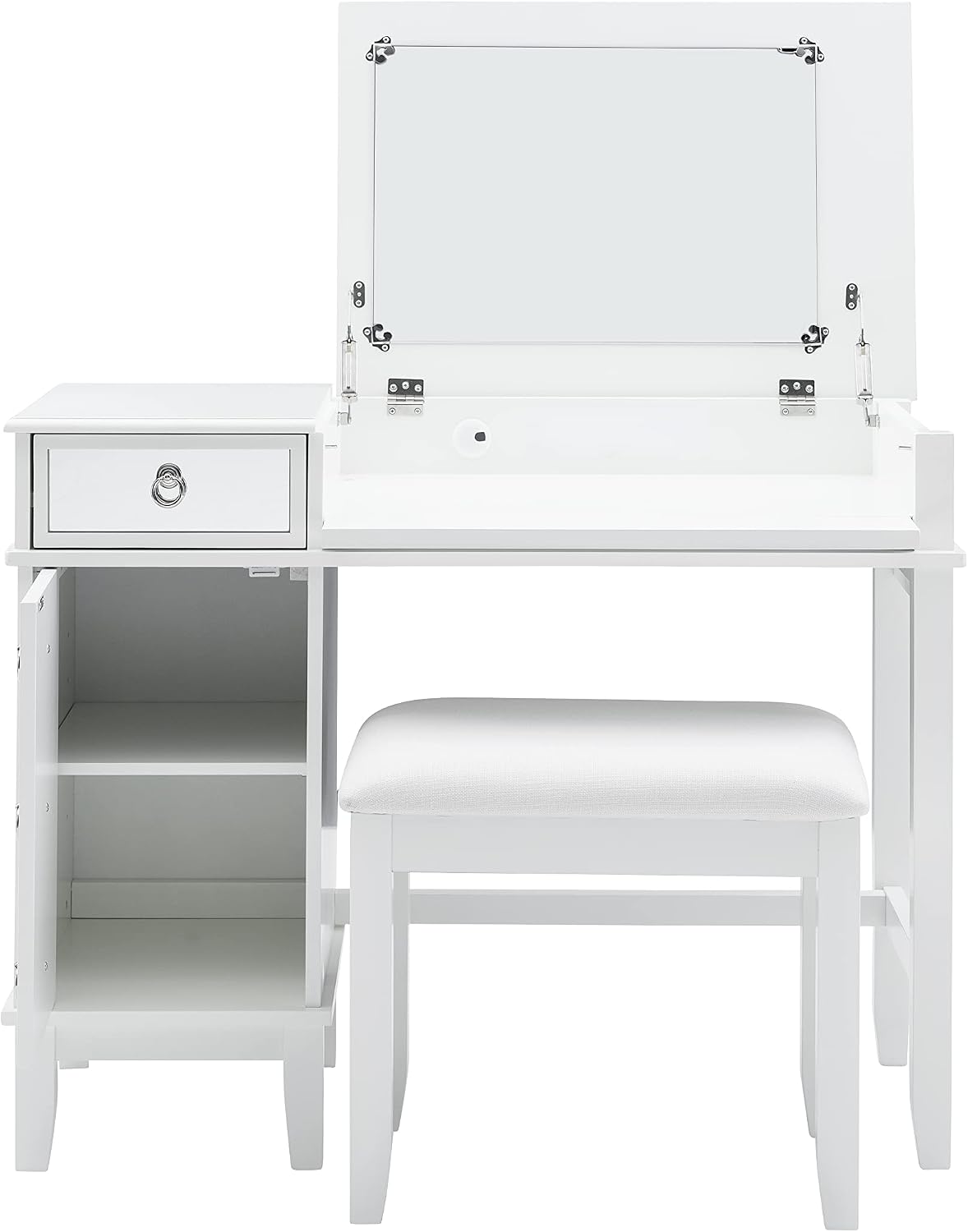 Linon Vanity Set, White