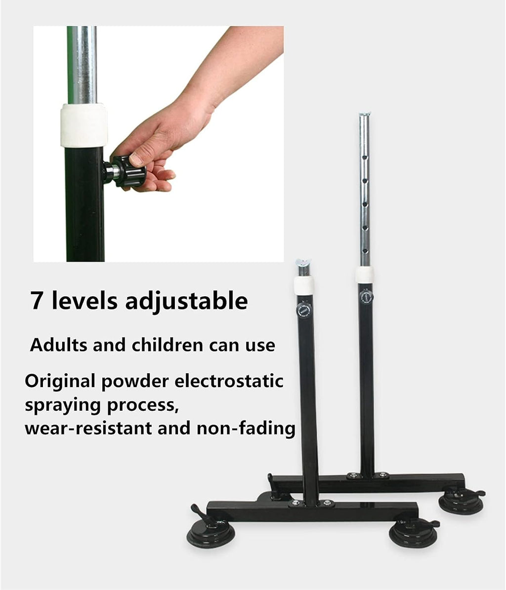 Ballet Barre,Portable Freestanding Mobile Fitness Practise Dance Bar with Non-Slip Base, Dancing Stretching Ballet Poles for Home