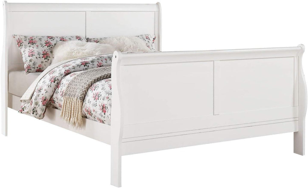 ACME Furniture Louis Philippe III Eastern King Bed, White