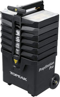 Topeak PrepStation Pro Bike Tool Station – Professional Rolling Workshop with 55 Tools (85 Functions), 7 Compartments, Extendable Base, Lift Handle & 5' Wheels for Mobile Bike Maintenance