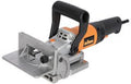 Triton TBJ001 Biscuit Jointer – 760W Biscuit Joiner Tool with 0–90° Adjustable Fence, 6-Position Turret Stop, Cast Aluminum Base & Dust Port for Woodworking