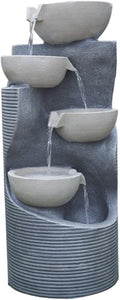 Outdoor Tabletop Fountain Water Decoration – Circulating Water Landscape Feature for Garden, Patio, Balcony, Or Home Decor