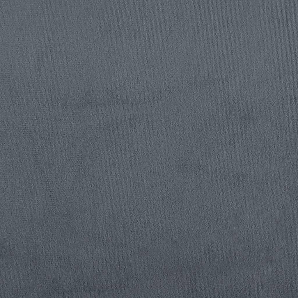 Dark Gray Velvet Twin XL Bed Frame with Plywood and Engineered Wood Construction, 100% Polyester Upholstery for Modern Bedroom Decor, Breathable Material and Easy Assembly