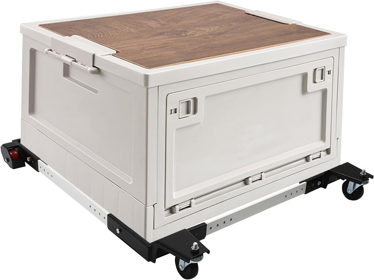 Adjustable Mobile Base,Universal Mobile Base Capacity of 1200 LB, Move Your Heavy Tools and Equipment Around Your Shop with Ease and Stability