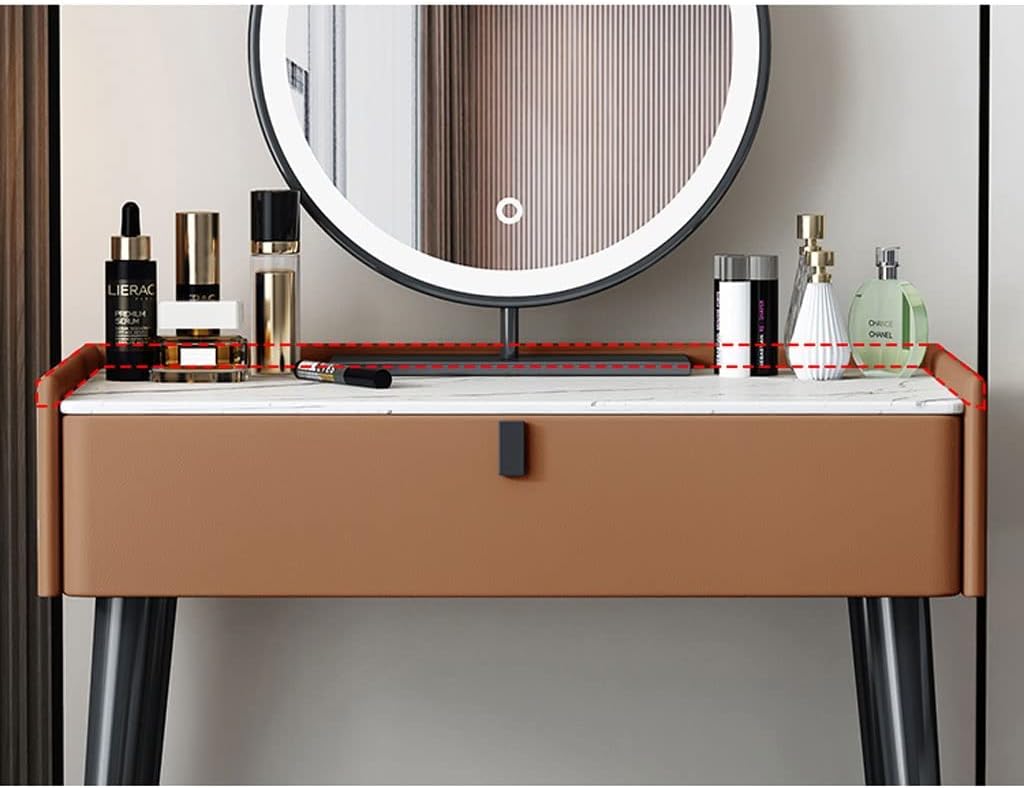 Vanity Benches Vanity Table Set Bedroom Modern Dresser Ladies Fashion Dresser Dresser Storage Cabinet Dresser with Drawers (Color : A, Size : L70cm)