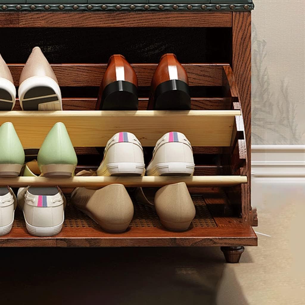 Shoe Rack Bench with Drawer Stylish Entryway Storage Sofa Sitting Stool Changing Shoe nizer for Living Room Corner Corridor Perfect for Entryway and Hallway