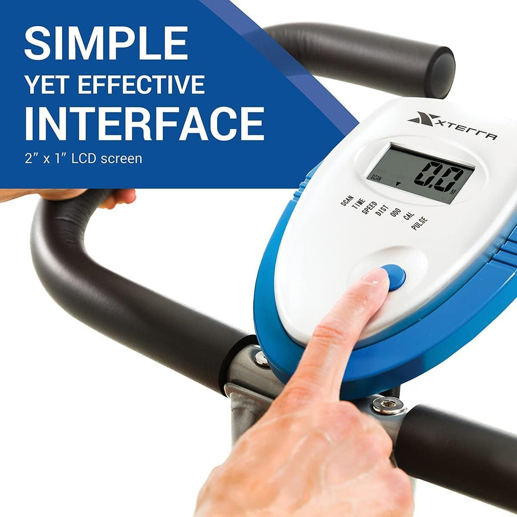 Folding Exercise Bike, 225 LB Weight Capacity