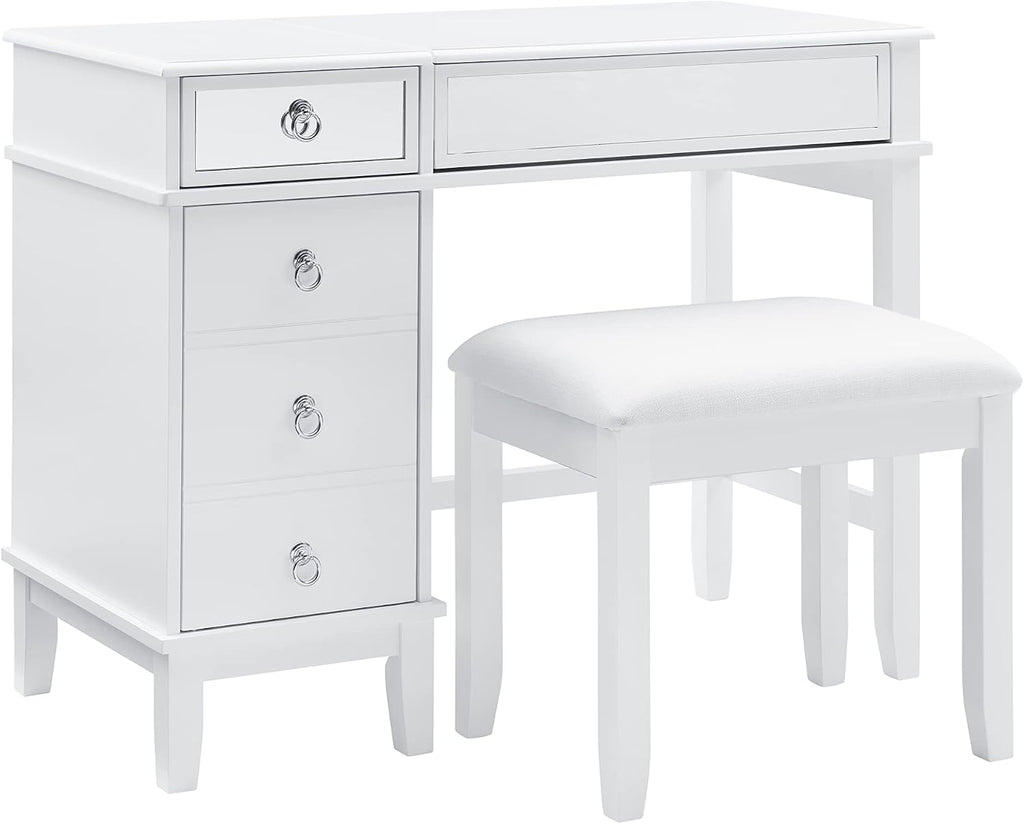 Linon Vanity Set, White