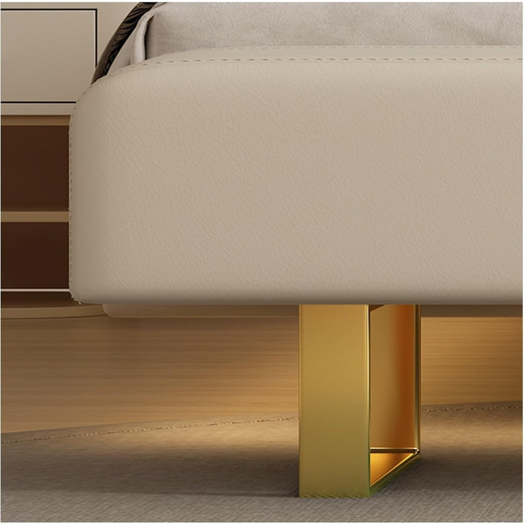 Bedroom End of Bed Bench End Of Bed Bench, Modern Entry Bench, Faux Leather Upholstered Dining Room Bench, Bedroom Bench With Metal Legs Ottoman Foot Rest Couch Long Bench ( Color : B , Size : 150*50*